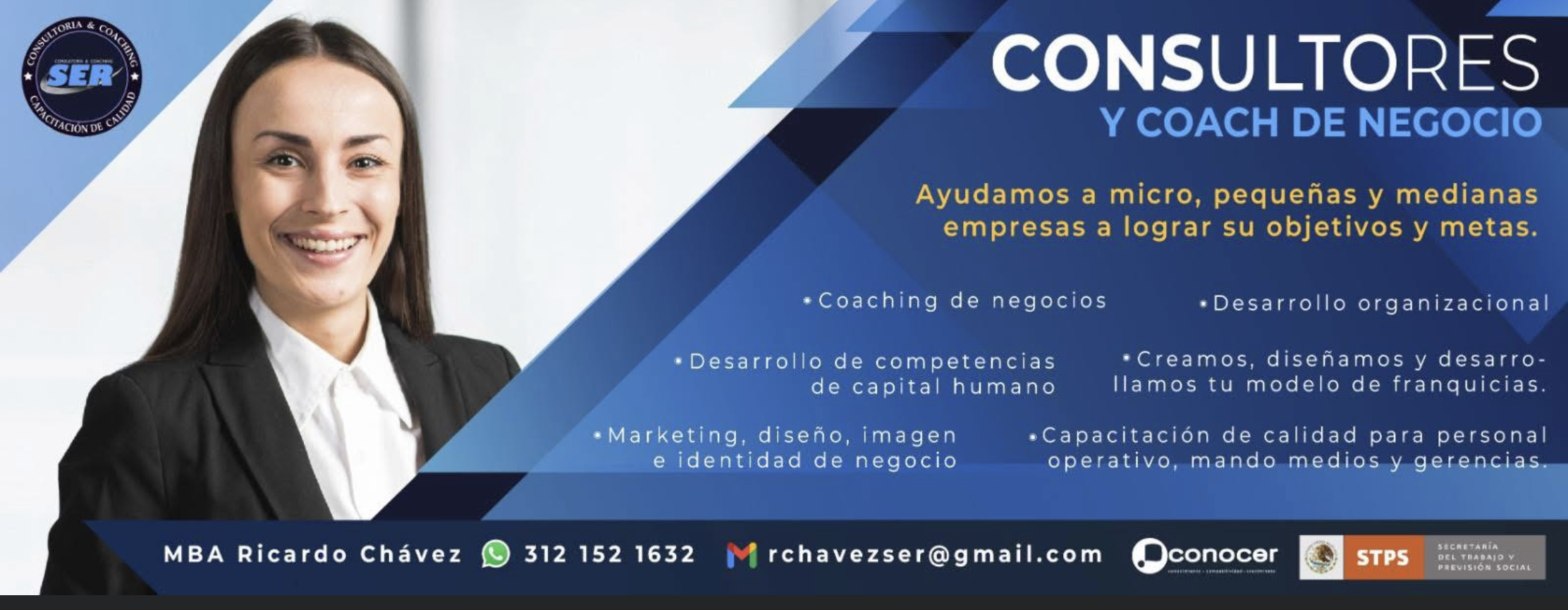 Banner Ser consultores y coach de negocio