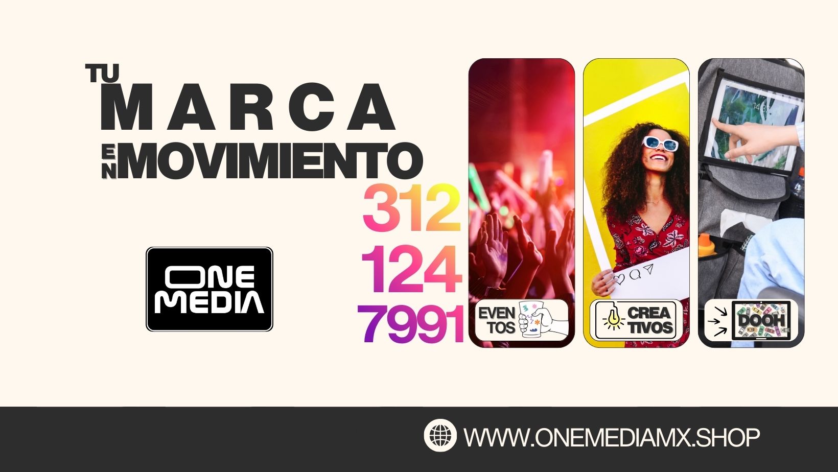Banner ONE MEDIA MX