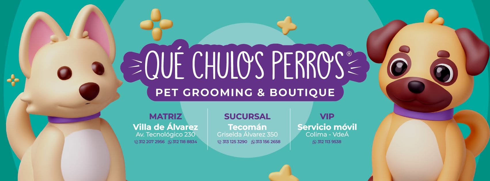 Banner Que Chulos Perros
